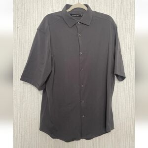 NWOT District & Row Men’s Size Large Tall Short Sleeve Button Up Short
